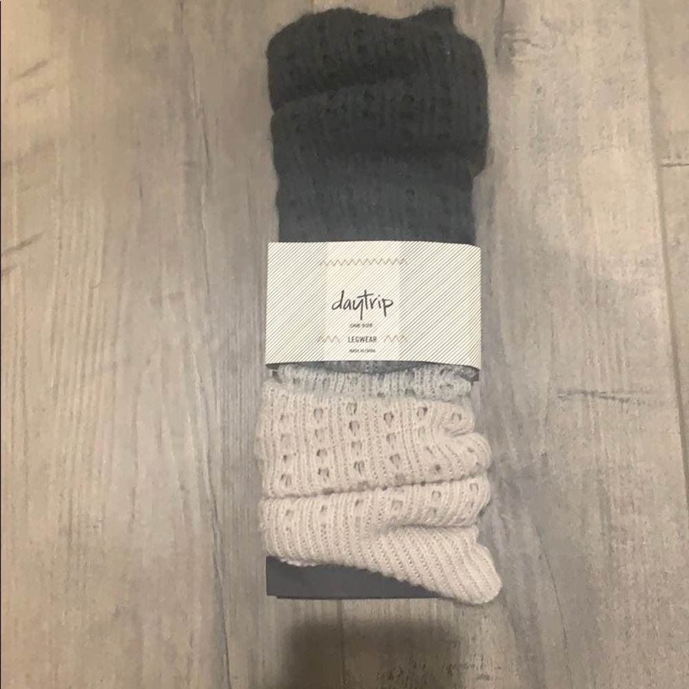 Ombré Detail Leg Warmer/Boot Toppers from Daytrip